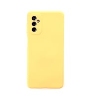Samsung Galaxy M52 5G Kılıf Nano içi Kadife Silikon - Sarı