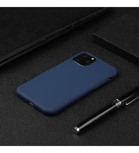 IPhone 11 Pro Max 6.5 inch  Ultra slim Soft Tpu Silikon Kilif (Lacivert)