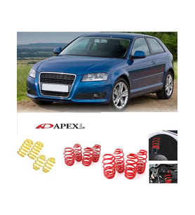 audi a3 (2003-2012) 8p uyumlu apexi 4.5 cm spor yay
