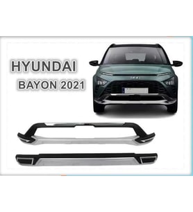 Hyundai Bayon Uyumlu 2021 Sonrası Ön Arka Tampon Koruma Difüzör Parça
