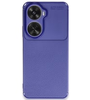 Nova 12 SE Kılıf Auto Focus Karbon Kapak - Lacivert