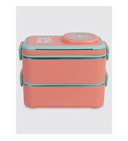 UZSPACE VGN-8023-8094 PASLANMAZ ÇELİK YEMEK KABI - LUNCH BOX  1200 ML IRIS RED