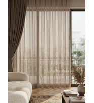 NİVEMESHOME PORTOFİNO 1030 VİZON 1/3 PİLELİ TÜL PERDE APM