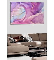 Soyut Pembe Talya Kanvas Tablo Zengin içerik için mağazamızı ziyaret ediniz.. 50x70 no-10519
