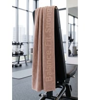 Bfs Bej %100 Pamuklu Sporcu Havlusu 30x120 cm