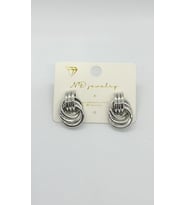Çoklu Halka Sallantılı Küpe – Silver Motion