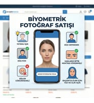 Biyometrik Fotoğraf  (6 adet)