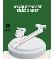 Çocuk Ve Evcil Hayvanlar İçin Pencere Emniyet Kilidi 2 Adet