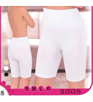 Beyaz Kadın Yüksek Bel Uzun Paçalı Toparlayıcı Korse S-XL 3005