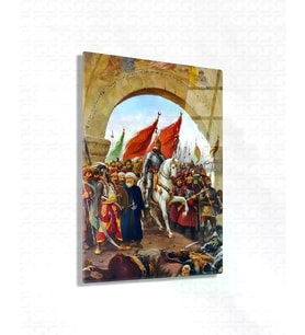 Fatih Sultan Mehmet – İstanbul’un Fethi Cam Tablo