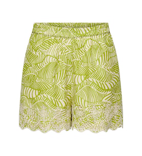 ONLLOU LIFE EMB LOOSE SHORTS WVN (Açık Yeşil)