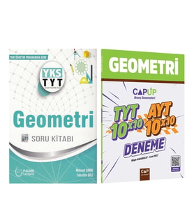 Palme Yayınları TYT Geometri Soru Bankası ve Çap Deneme Seti 2 Kitap