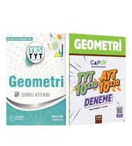 Palme Yayınları TYT Geometri Soru Bankası ve Çap Deneme Seti 2 Kitap
