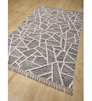 HALIMARKA K-LP LP003A ANTRASİTKREM MODERN SALON HALISI 160X230 CM