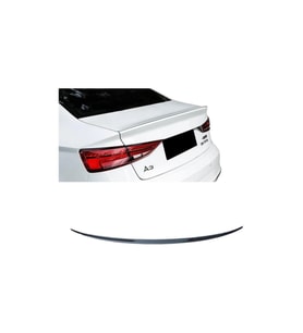 audi a3 8v sedan 2012.2019 plastik parlak siyah s3 spoiler