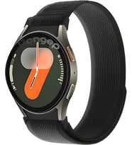 Travel Loop 20mm Kumaş Kordon Samsung Galaxy Watch FE/7/6/5/4 Serisi İçin (40mm/44mm) Terletmeyen Rahat ve Hafif Kayış Watch 6/4 Classic (47/43/42mm) Watch 5 Pro 45mm Uyumlu