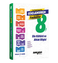 Ankara Yayıncılık 8. Sınıf Din Kültürü ve Ahlak Bilgisi Güçlendiren Fasikül (Çok Renkli)