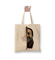 Negan Look At My Dirty Beyaz Bez Çanta Uzun Saplı Alışveriş Çantası Plaj Çantası