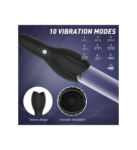 Woodblock Şarjlı Eğitim Vibratörü Güçlü Titreşimli Penis Başı Masaj Aleti
