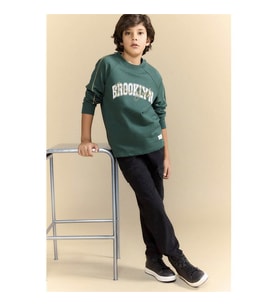 Defacto Kargo Fit Siyah Erkek Çocuk Jean Pantolon G6164A8/NM40