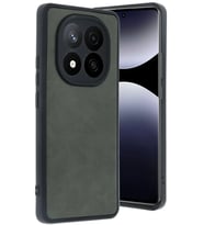 Redmi Note 14 Pro 4G Şık ve İnce Pu Deri Nexa Premium Kapak (Koyu Yeşil)