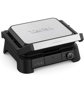 Tefal Tefal Supergrill 3In1 4 Porsiyon Kapasiteli 2000 Watt Barbekü Izgara Ve Tost Makinesi - Inox