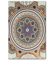Cakatablo Cami Tavan Süslemesi Çiniler MDF Tablo