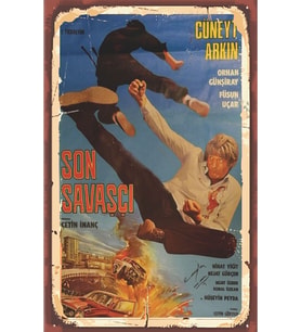 Yeşilçam Temalı Retro Ahşap Poster