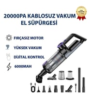 22000Pa 6000mAh Kablosuz Vakum Güçlü El Süpürgesi