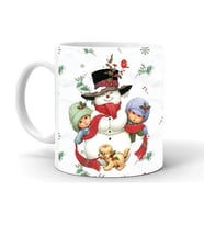 Yılbaşı Noel Temalı Baskılı Seramik Beyaz Kupa 85