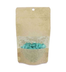 Kraft Pencereli Doypack 110x185x35 mm 100 lü Paket
