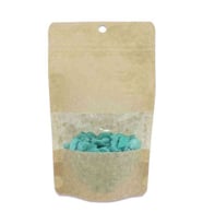 Kraft Pencereli Doypack 110x185x35 mm 100 lü Paket