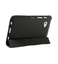 Galaxy Tab 7 Plus P6200 ile Uyumlu Ultra Slim Deri Kılıf Siyah Renk