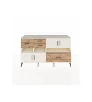 Kronos Konsol 5 Raflı 4 Çekmeceli 4 Kapaklı 176x59x99 Aytaşı-Aytaşı/Çam