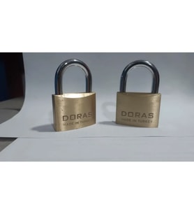 Ersa Doras 50 Mm 2 li Sarı Pas Sistem Asma Kilit