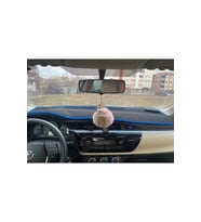 2012-2018 Modellerine Uygun Toyota Auris Torpido Koruma Halısı Siyah Kenar Renk Sarı