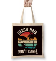Beach Hair Island Summer Travel Vacation Ocean Sunbathing Bez Çanta Uzun Saplı