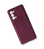 Newface Oppo Reno 5 Pro Kılıf First Silikon - Mürdüm