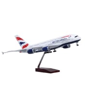 HEDİYELİK-MAKET UÇAKLAR-BRITISH-ÖLÇEK : 1:160 45,5 CM-JA380BRITISH