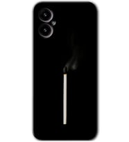 Omix X5 Kılıf HD Desen Baskılı Arka Kapak - Sönmüş Kibrit