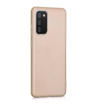 Samsung Galaxy A02S Premium Silikon Kılıf Gold