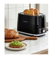 MORPHY RICHARDS 2 BÖLMEMorphy Richards Hive 2 Bölmeli Siyah Ekmek Kızartma Makin