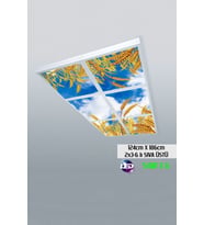 124cm X 186cm-altılı- Led-sıva Üstü-324 Watt-fırın Led Aydınlatma-avize Modelleri-led Işık
