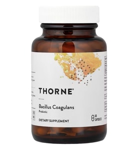 Thorne Bacillus Coagulans 60 Capsules (133 mg per Capsule).