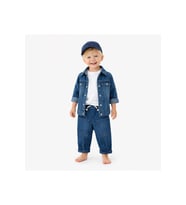 ERKEK ÇOCUK 1-4 YAŞ KOT PANTOLON (Koyu Mavi)
