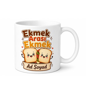 Karbonhidrat Bağımlılarına Ekmek Arası Ekmek Sevenler Kupa Bardak Hediye
