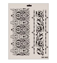 Dantel Seri Dn-902 Stencil 35X25 Cm