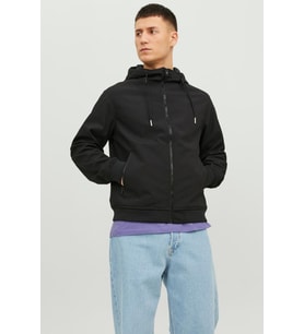 JJEBASIC SOFTSHELL HOOD NOOS (Siyah)