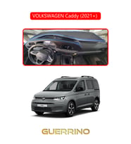 VOLKSWAGEN Caddy (2021+) TORPİDO KORUMA HALISI KIRMIZI KENAR