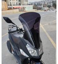 MOTOCAM SYM JET 14 125 Ön Cam 2017-2026 Model 65cm Siyah Renkli 4mm UZUN